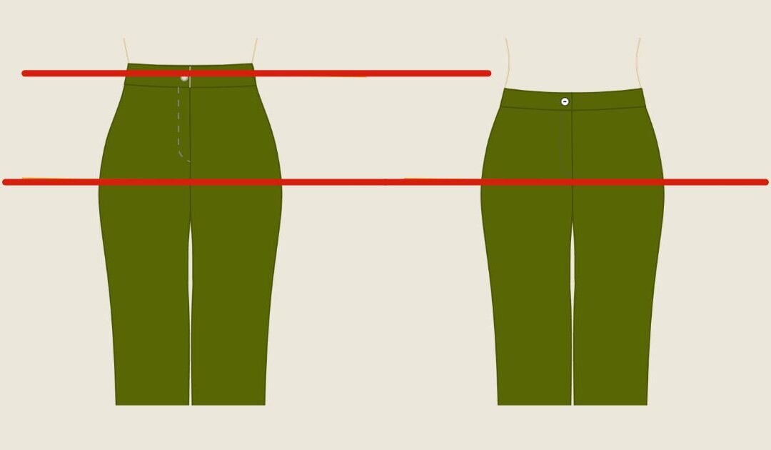 Die richtige Bundhöhe an deiner Hose